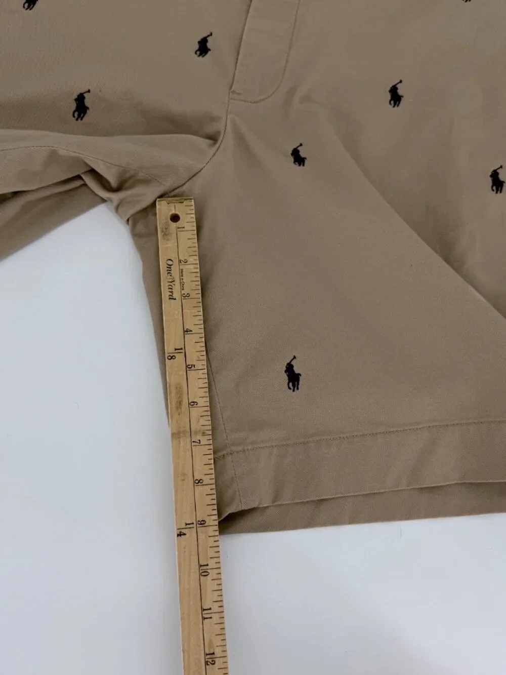 Polo Ralph Lauren Stretch Classic Fit Pony Embroidered Chino Shorts 33